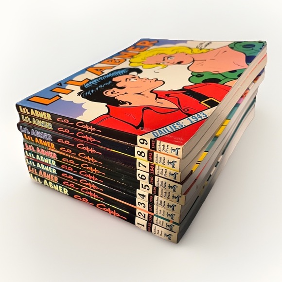 Li'l Abner Dailies Volumes 1-9(1934-1946) - Paperback - Very Good Condition